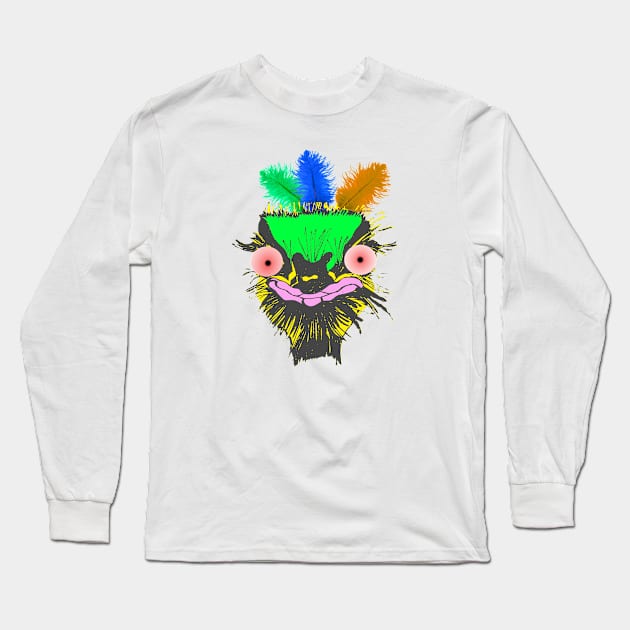 I used to be NFT 9, now I am an ostrich Long Sleeve T-Shirt by Lucy J